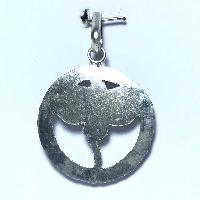 White Metal Buddha Eyet Pendant