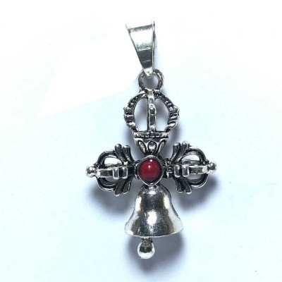 Metal Bell And Dorje Pendant