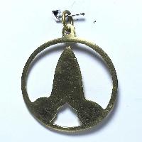 Metal Namaste Pendant