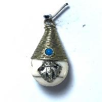 Metal Pendant With Imitation Stone