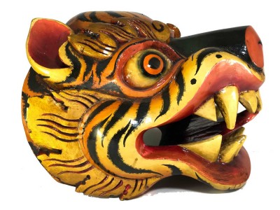 Wood Tiger Mask, Poplar Wood