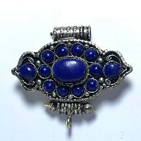 Metal Double Side Pendant With [stone Setting]