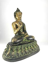 Statue Of Blessing Buddha In Antique Finishing