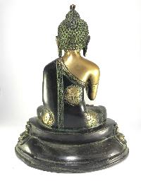 Statue Of Blessing Buddha In Antique Finishing