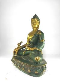 Statue Of Medicine Buddha With Antique Finishing