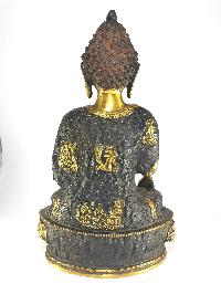 Statue Of Shakyamuni Buddha With Antique Finishing