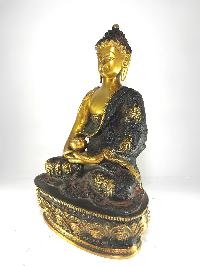 Statue Of Amitabha Buddha With Antique Finishing