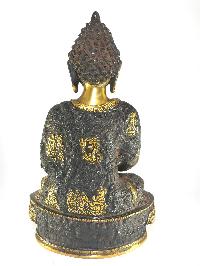Statue Of Amitabha Buddha With Antique Finishing
