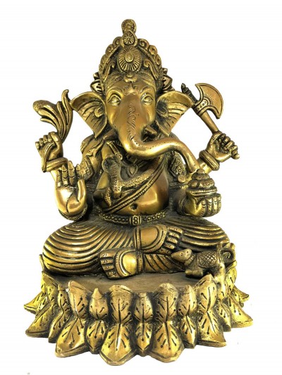 Statue Of Ganesh With Glossy Finishing
