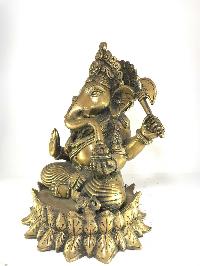 Statue Of Ganesh With Glossy Finishing