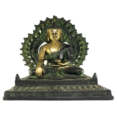 Statue Of Shakyamuni Buddha, [antique Finishing]