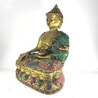 Statue Of Shakyamuni Buddha With [stone Setting]