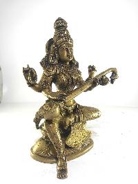 Statue Of Saraswati, [glossy Finishing]