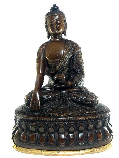 Statue Of Shakyamuni Buddha, [antique Finishing]
