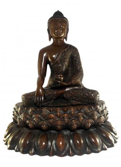 Statue Of Shakyamuni Buddha, [antique Finishing]