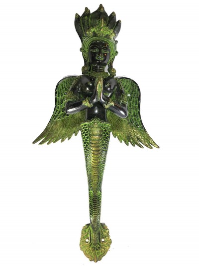 Nagakanya Door Handle, With [antique Finishing]