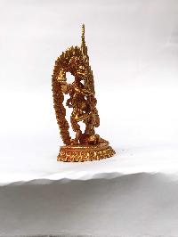 Statue Of Simhamukha Yogini, Senge Dongma, [full Gold Plated]