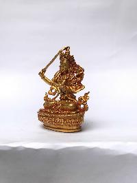 Statue Of Manjushri, [full Gold Plated]