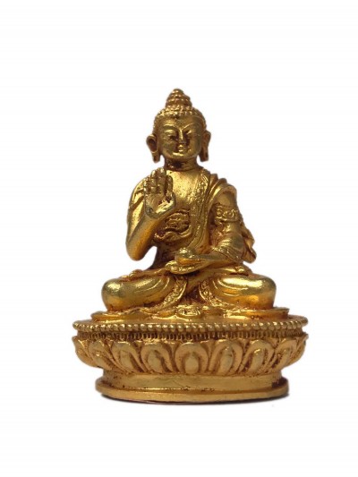 Statue Of Amoghasiddhi Buddha, [full Gold Plated]