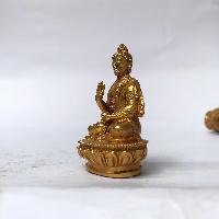 Statue Of Amoghasiddhi Buddha, [full Gold Plated]
