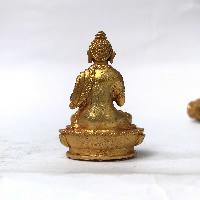 Statue Of Amoghasiddhi Buddha, [full Gold Plated]