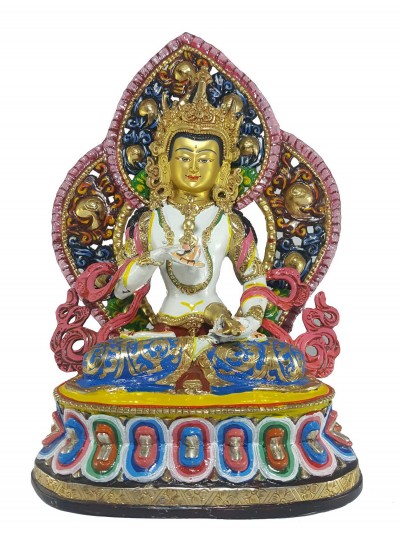 Tibetan Statue Vajrasattva Of In [traditional Color Finishing]