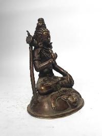 Tibetan Statue Of Shiva, [chocolate Oxidized]