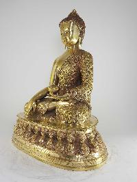 Tibetan Statue Of Shakyamuni Buddha, [glossy Finishing]