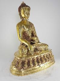 Tibetan Statue Of Shakyamuni Buddha, [glossy Finishing]