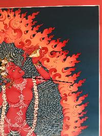 Tibetan Thangka Of Vajrayogini,traditional Color, [using Real Gold]