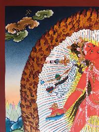 Tibetan Thangka Of Vajrayogini,traditional Color, [using Real Gold]