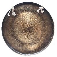 Handmade [gong], Bronze Chau Gong, Tam-tam Gong, Symphonic Gong With [sri Yantra] Etching