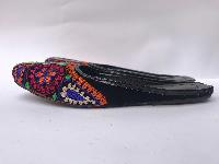 Nepali Handmade Sandals, With Heals And Bead Design