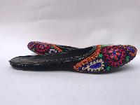 Nepali Handmade Sandals, With Heals And Bead Design
