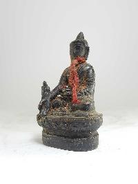 Tibetan Statue Of Medicine Buddha, [antique Finishing]
