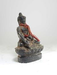 Tibetan Statue Of Medicine Buddha, [antique Finishing]