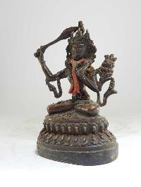 Tibetan Statue Of Manjushri, [antique Finishing]