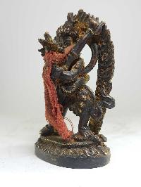 Tibetan Statue Of Chakrasamvara - Heruka, [antique Finishing]