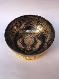 Hand Beaten Singing Bowls, [vairocana Buddha Carved], [good Quality], [select Accessories]