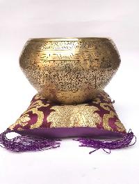 Gulpa Singing Bowl With Ashta Manga [fine Carving], [select Accessories]