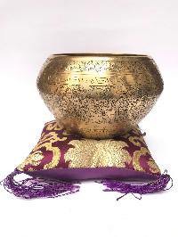 Gulpa Singing Bowl With Ashta Manga [fine Carving], [select Accessories]