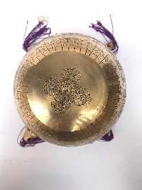 Gulpa Singing Bowl With Ashta Manga [fine Carving], [select Accessories]