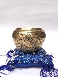 Gulpa Singing Bowl With Dragon [fine Carving], [select Accessories]