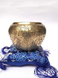 Gulpa Singing Bowl With Dragon [fine Carving], [select Accessories]