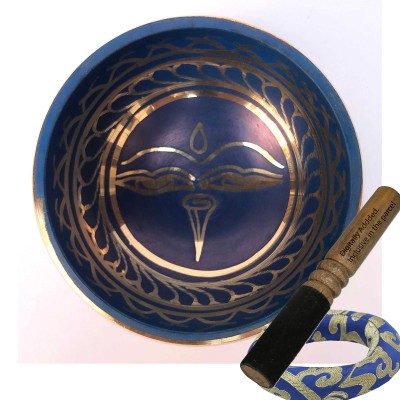 [third Eye Chakra], Singing Bowl With [buddha Eye] Ver 2, [select Accessories]