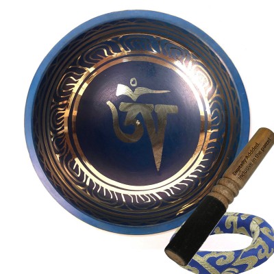 [third Eye Chakra], Singing Bowl With [tibetan Om], [select Accessories]