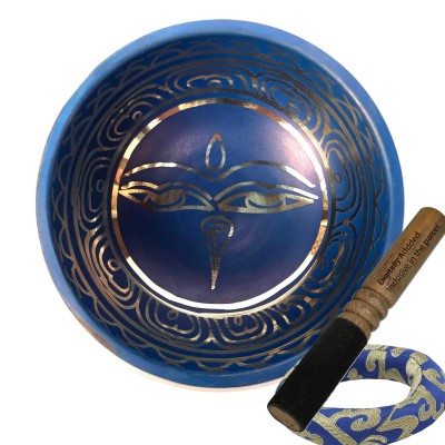 [third Eye Chakra], Singing Bowl With [buddha Eye], [select Accessories]
