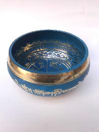 [third Eye Chakra], Singing Bowl With [om Mani Padme Hum] Small, [select Accessories]