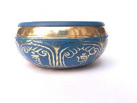 [third Eye Chakra], Singing Bowl With [ashta Manga Embossed] Ver 3, [select Accessories]