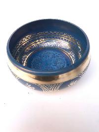 [third Eye Chakra], Singing Bowl With [double Dorje Embossed], [select Accessories]